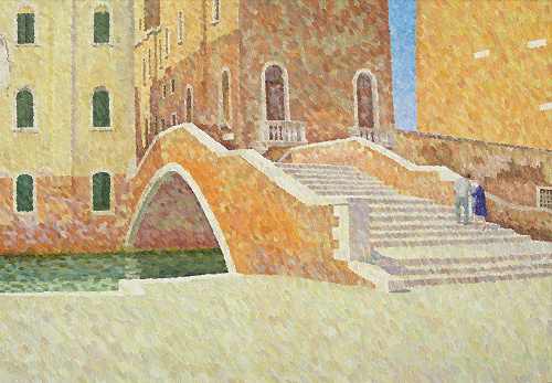 William Wilkins, recent paintings, Studio Painting: Campo dei Gesuiti
