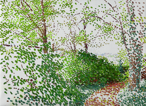 William Wilkins, pointillism technique