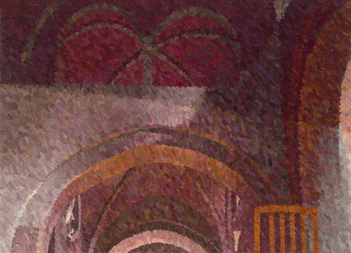 William Wilkins, recent paintings, Studio Painting: Modena Cathedral, 2023