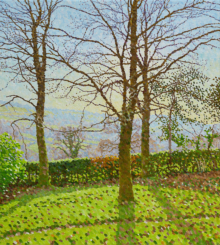 William Wilkins, Winter Afternoon, 2019, oil on canvas, 51 x 46cm